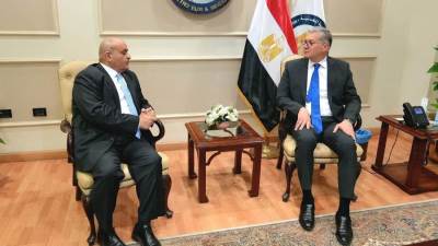 وزير البترول يستقبل الأمين العام لمنظمة الأقطار العربية المصدرة للبترول "أوابك"