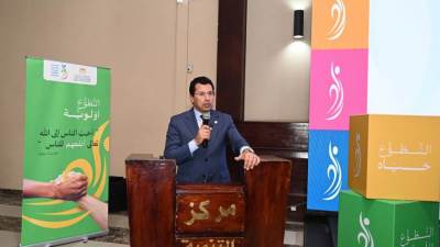 وزير الشباب والرياضة يطلق فعاليات مهرجان الخدمة العامة والتطوع