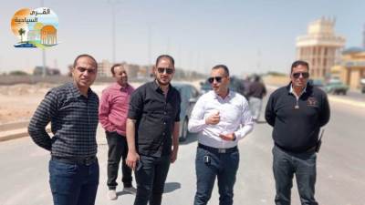 رئيس جهاز القرى السياحية يتفقد أعمال رفع كفاءة وتطوير منطقة الشانزليزيه والطرق