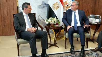 وزير البترول يستقبل ماثيوس ريجاس رئيس شركة أنرجين اليونانية لبحث التعاون