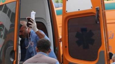 مصرع سيدة وإصابة 17 آخرين في انقلاب سيارة على الطريق الصحراوي بالمنيا