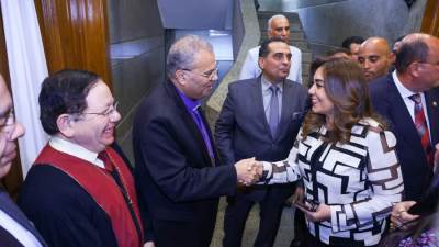 وزيرة التنمية المحلية تشهد احتفالية الطائفة الإنجيلية بعيد القيامة المجيد