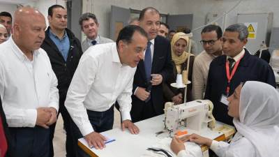 رئيس الوزراء يتفقد أعمال التطوير بمركز التدريب التابع لمصلحة الكفاية الإنتاجية والتدريب المهني