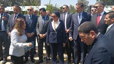 وزير الزراعة يشيد بالتعاون بين مؤسسات الدولة لخروج معرض زهور الربيع بشكل مبهر