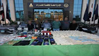إحباط محاولة تشكيل عصابي جلب 200 كيلوجرام من مخدر البودر قيمتها 420 مليون جنيه