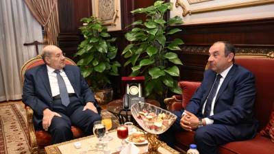 رئيس مجلس الشيوخ يستقبل وزير قطاع الأعمال العام