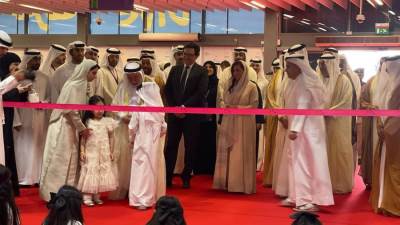  وزير الثقافة يشارك في افتتاح النسخة السادسة عشرة من مهرجان الشارقة القرائي للطفل