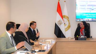 وزيرة البيئة تلتقى مع ممثلي برنامج الأمم المتحدة للتنمية الصناعية " اليونيدو"