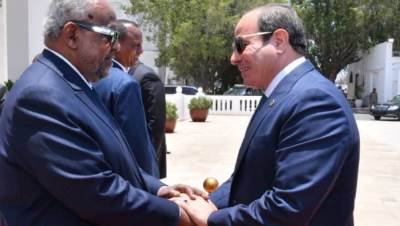 البيان الختامي المشترك لمصر وجيبوتي بعد زيارة عمل للرئيس السيسي إلى جيبوتي