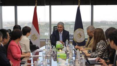 وزير السياحة يلتقي مع نائب عمدة بلدية شنغهاي بجمهورية الصين الشعبية لبحث التعاون