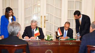 مشاورات سياسية بين مصر وإيطاليا بالقاهرة