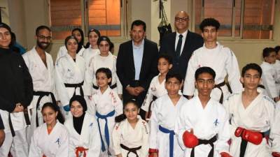 وزير الرياضة ومحافظ القليوبية يفتتحان عددًا من المشروعات الجديدة بمركز التنمية الشبابية والرياضية بشبرا الخيمة