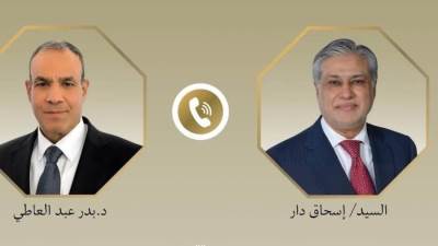 وزير الخارجية والهجرة يُجري اتصالًا هاتفيًا مع نائب رئيس الوزراء ووزير خارجية باكستان