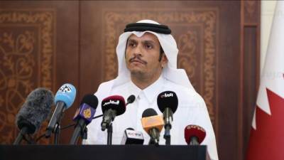 وزير خارجية قطر: نواصل العمل مع مصر وأمريكا للتوصل إلى إنهاء الحرب فى غزة