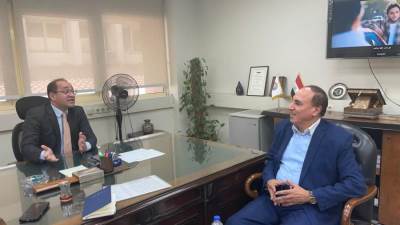 سلامة يلتقي كوجك لبحث أوضاع الصحفيين الاقتصادية