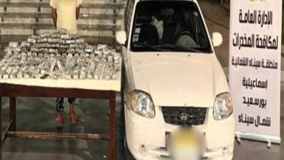 ضبط عنصر إجرامي بحوزته مواد مخدرة بقيمة 15 مليون جنيه قبل ترويجها بالإسماعيلية