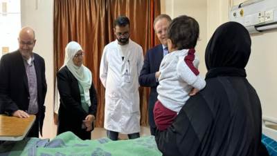 منظمة الصحة العالمية في مصر والمملكة المتحدة تتعاونان لدعم المرضى الفلسطينيين في مصر