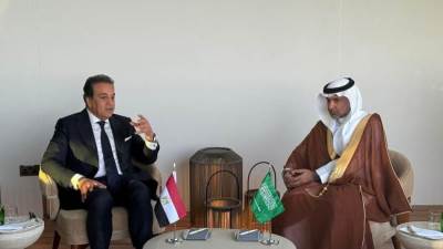 وزير الصحة يبحث مع نظيره السعودي مستجدات التعاون الممتدة بين البلدين في القطاع الصحي