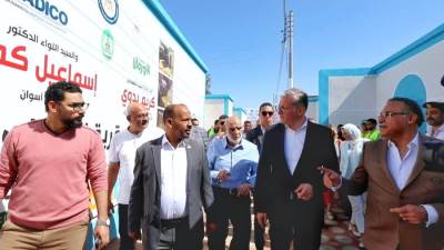 وزير البترول يفتتح تطوير قرية الطوناب بأسوان ضمن مبادرات القطاع المجتمعية