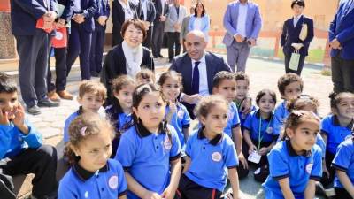  المدرسة المصرية اليابانية بحدائق أكتوبر تستقبل وزيري التعليم بمصر واليابان وسفير اليابان في القاهرة