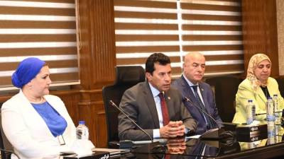 وزير الرياضة يشهد مراسم توقيع بروتوكول تعاون بين الوزارة والمجلس القومي للطفولة والأمومة