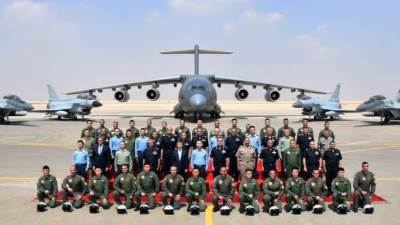 ختام فعاليات التدريب الجوى المصرى الصينى المشترك (نسور الحضارة-2025)