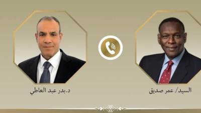 وزير الخارجية والهجرة يجري اتصالًا هاتفيًا مع نظيره السوداني