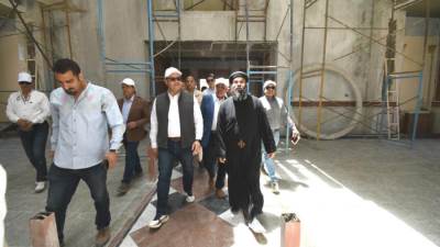 وزير الإسكان يتفقد سير العمل بمنطقة الزيتونة ضمن تطوير موقع "التجلى الأعظم فوق أرض السلام" بسانت كاترين