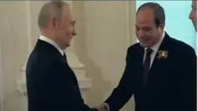 بوتين: مصر أهم شريك تجارى لروسيا فى أفريقيا