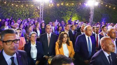 وزيرة التنمية المحلية تشارك في احتفالية بعثة الاتحاد الأوروبي بالقاهرة بمناسبة "يوم أوروبا"