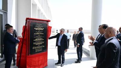 رئيس الوزراء يفتتح مصنع "شين شينج" الصيني لمواسير الدكتايل باستثمارات 150 مليون دولار