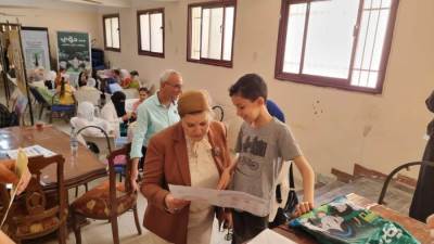 سحر السنباطي تزور مقر الهلال الأحمر بالعريش ومستشفى العريش العام ودار رعاية الأطفال بالعريش