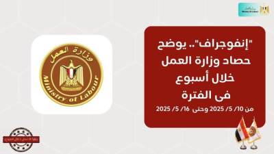 تعرف على الحصاد الأسبوعي لوزارة العمل