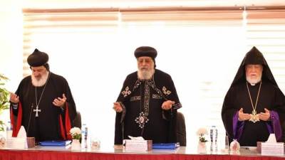 بطاركة الكنائس الأرثوذكسية الشرقية يعقدون اجتماعهم الـ15 بمركز لوجوس بوادي النطرون