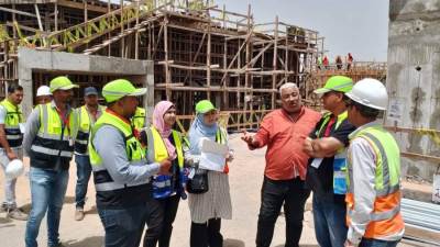 مياه دمياط: متابعة ميدانية لتطبيق اشتراطات السلامة والصحة المهنية بمشروعات ممولة من البنك الدولي والبنك الآسيوي