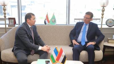 وزير الزراعة يبحث مع سفير أوزبكستان بالقاهرة تعزيز أوجه التعاون في المجال الزراعي