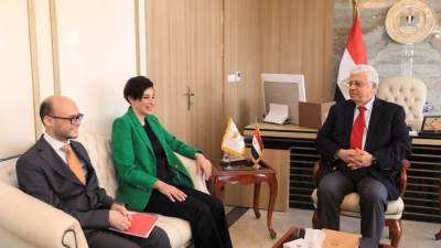 وزير التعليم العالي يبحث مع سفيرة قبرص دعم علاقات التعاون الأكاديمي والبحثي