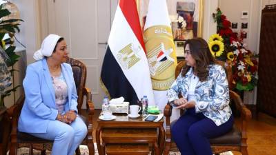  وزيرة التنمية المحلية تستقبل النائبة نشوي الديب لمتابعة عدد من الملفات التي تهم المواطنين