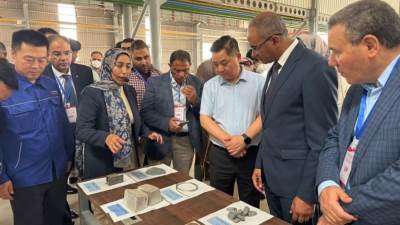 نائب وزير الاسكان يتفقد مصنع "شين شينج" الصيني لمواسير الدكتايل باستثمارات 150 مليون دولار