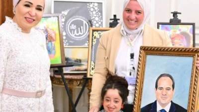 انتصار السيسي: سعدت اليوم بلقاء أبنائي من ذوي الهمم باحتفالية "أسرتي قوتي"