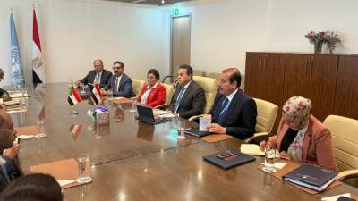 وزير الصحة يلتقي وزير الصحة السوداني لبحث أوجه التعاون المشترك