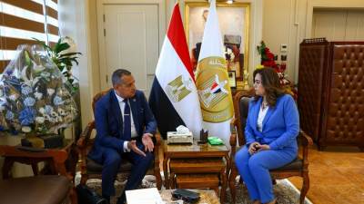 وزيرة التنمية تستقبل محافظ جنوب سيناء لمتابعة مشروعات الخطة الاستثمارية وإزالة التعديات واستعدادات عيد الأضحي