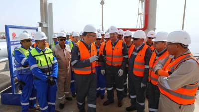 وزير البترول يتفقد استعدادات البنية التحتية بالسخنة لتأمين إمدادات الغاز خلال الصيف 