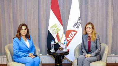 وزيرة التنمية المحلية تشارك في المقابلات الشخصية لبرنامج المرأة تقود للتنفيذيات بالأكاديمية الوطنية للتدريب