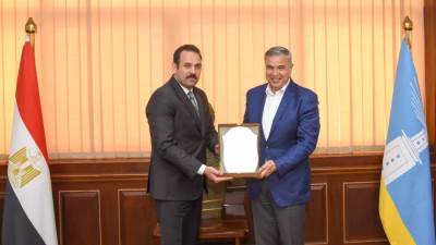 محافظ الإسكندرية يستقبل وزير التموين والمدير التنفيذي لجهاز “مستقبل مصر” بديوان عام المحافظة