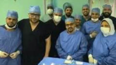 "الصحة": نجاح جراحة دقيقة لاستئصال ورم ضخم بالغدة الدرقية بمستشفى زايد التخصصي