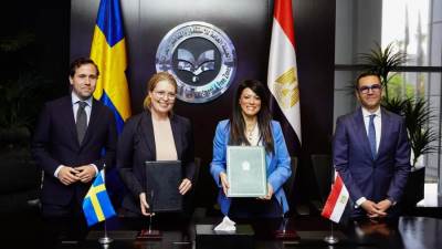 وزيرة التخطيط ومؤسسة تمويل التنمية السويدية Swed Fund توقّعان خطاب نوايا لتعزيز التعاون المشترك في مجال الطاقة الكهربائية والنقل المستدام