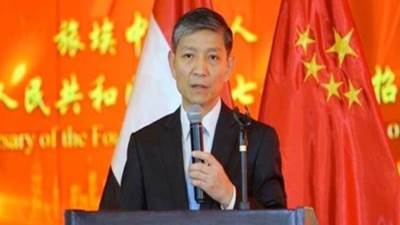 سفير الصين بالقاهرة يعلن الانتهاء الرسمى من البناء لمشروع محطة كوم أمبو