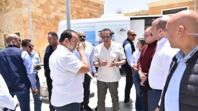 نائب رئيس مجلس الوزراء وزير الصحة يتفقد مستشفى الحمام المركزي بمحافظة مطروح