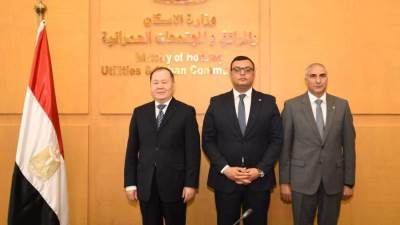 وزير الإسكان يستقبل نائب وزير الاسكان الصيني لبحث مجالات التعاون المشترك